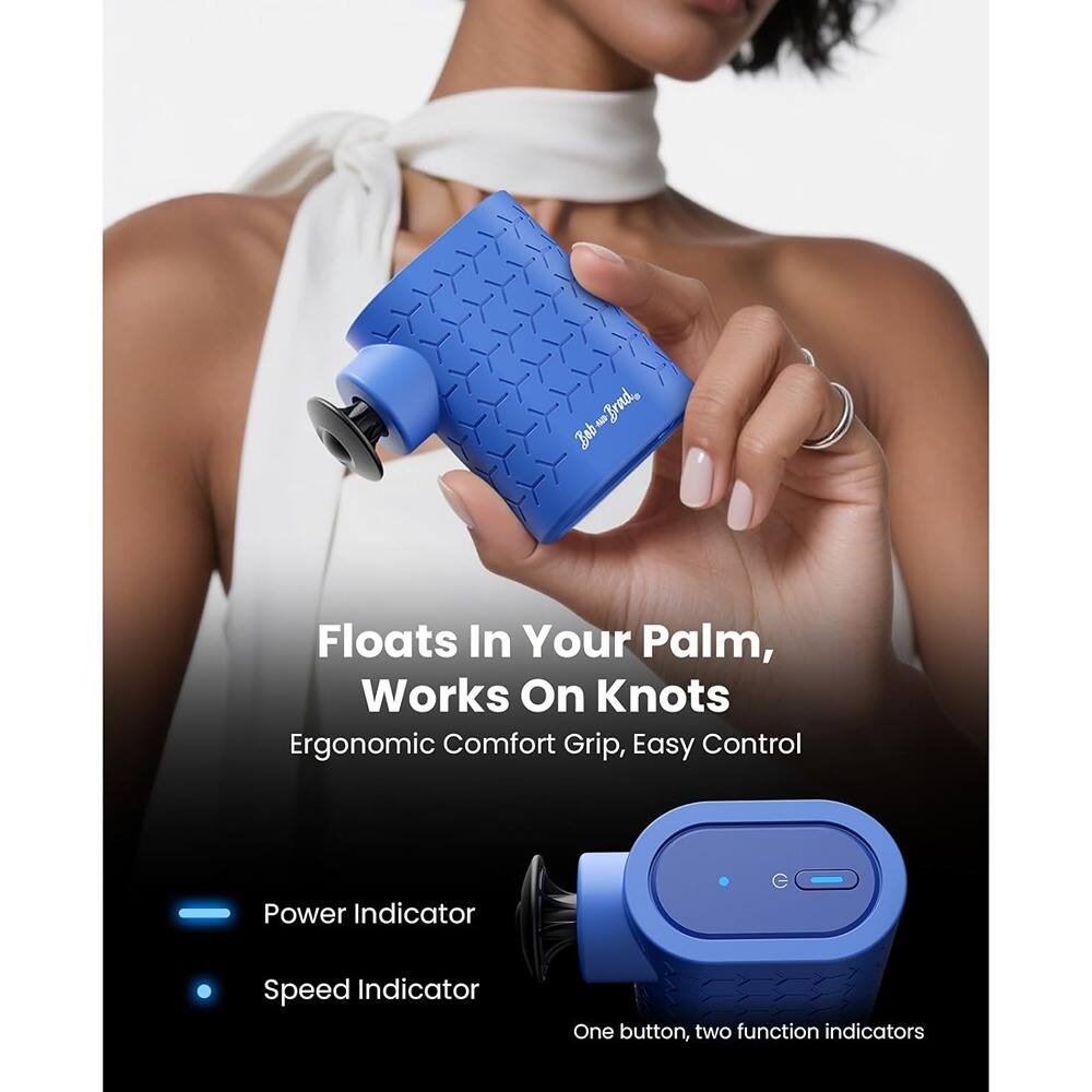 BohmBrad

Floats In Your Palm, Works On Knots

Ergonomic Comfort Grip, Easy Control

Power Indicator

Speed Indicator

One button, two function indicators