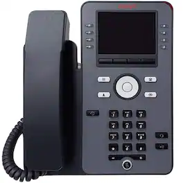 Avaya - J179 8-Line Color Display Corded Business VoIP Desk Phone - Wideband Audio Dual GbE PoE SIP H.323 Aura IP Office UC VoIP - Gray