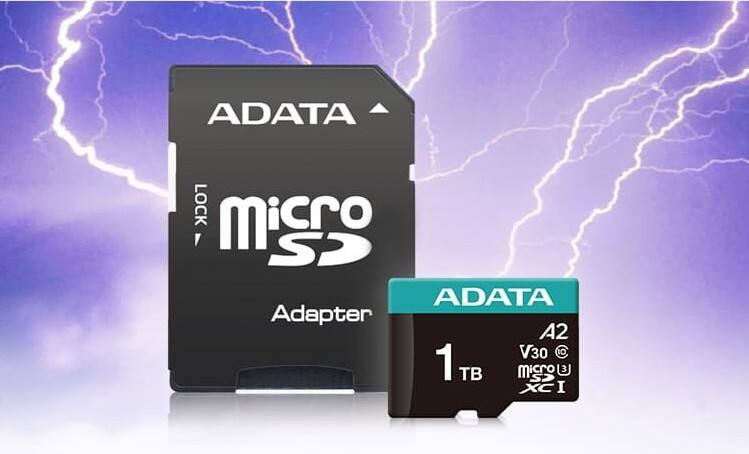 ADATA LOCK micro SD Adapter  
ADATA  
1 TB  
A2  
V30  
microSDXC I