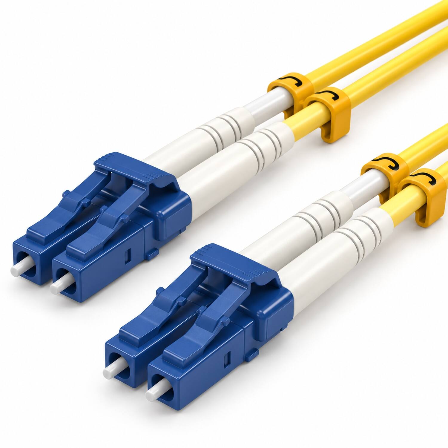 Angle. Sanoxy - 8m LC/LC Duplex 9/125 Single Mode Fiber Optic Cable - Multi.
