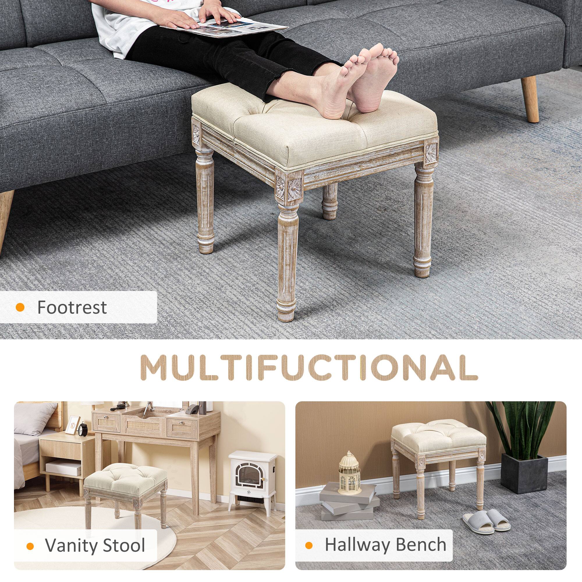 - Footrest
- Vanity Stool
- Hallway Bench

MULTIFUNCTIONAL