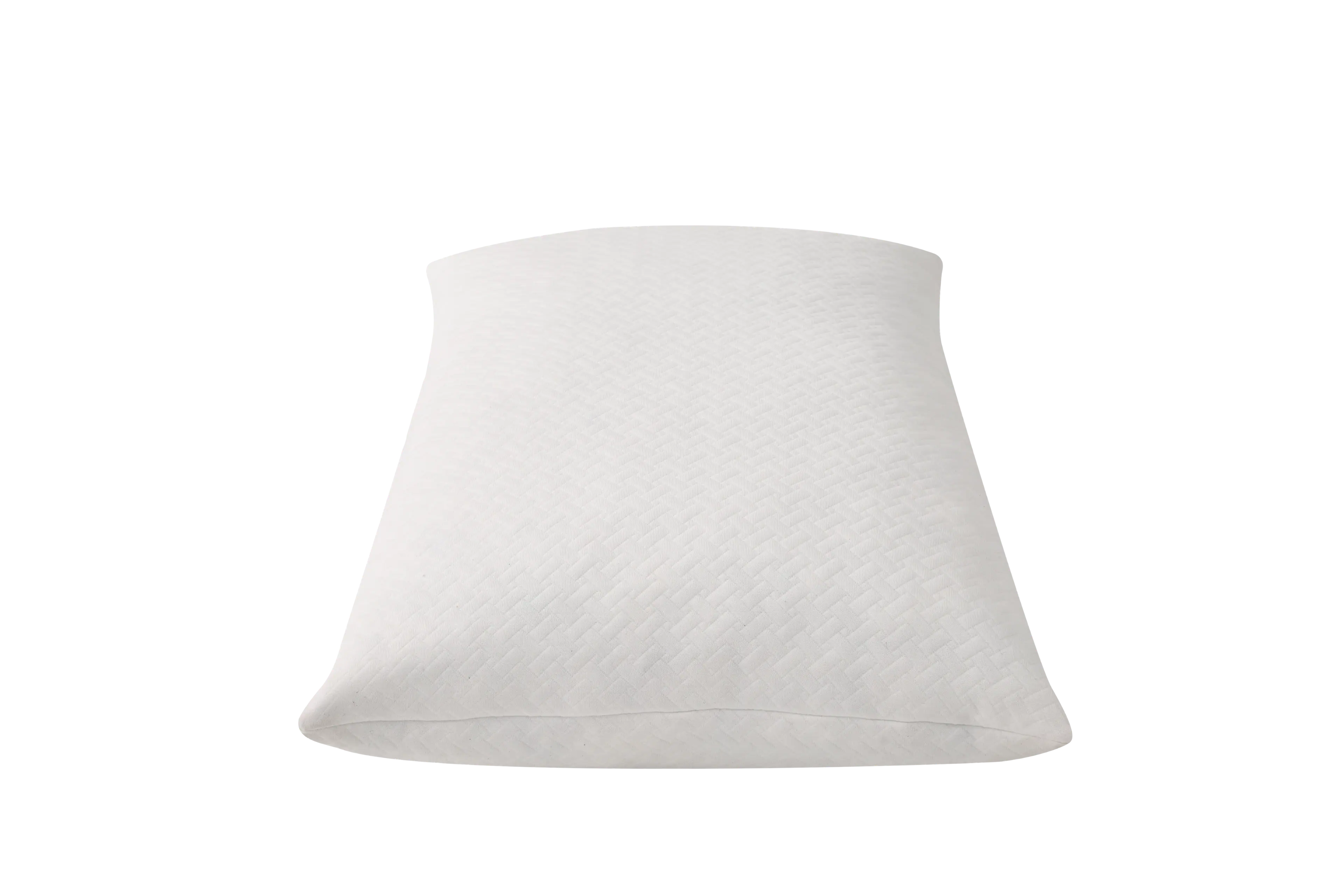 Left. Bestier - Memory Foam Bed Pillows 2 Pack, Breathable Air Layer Adjustable Fill, Removable Pillow Cover - White.