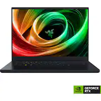 Razer - Blade 14 - 14" 3K 120Hz OLED Gaming Laptop - AMD Ryzen AI 9 365 - 64GB Memory - NVIDIA RTX 5070 - 2TB SSD - Black - Front_Zoom