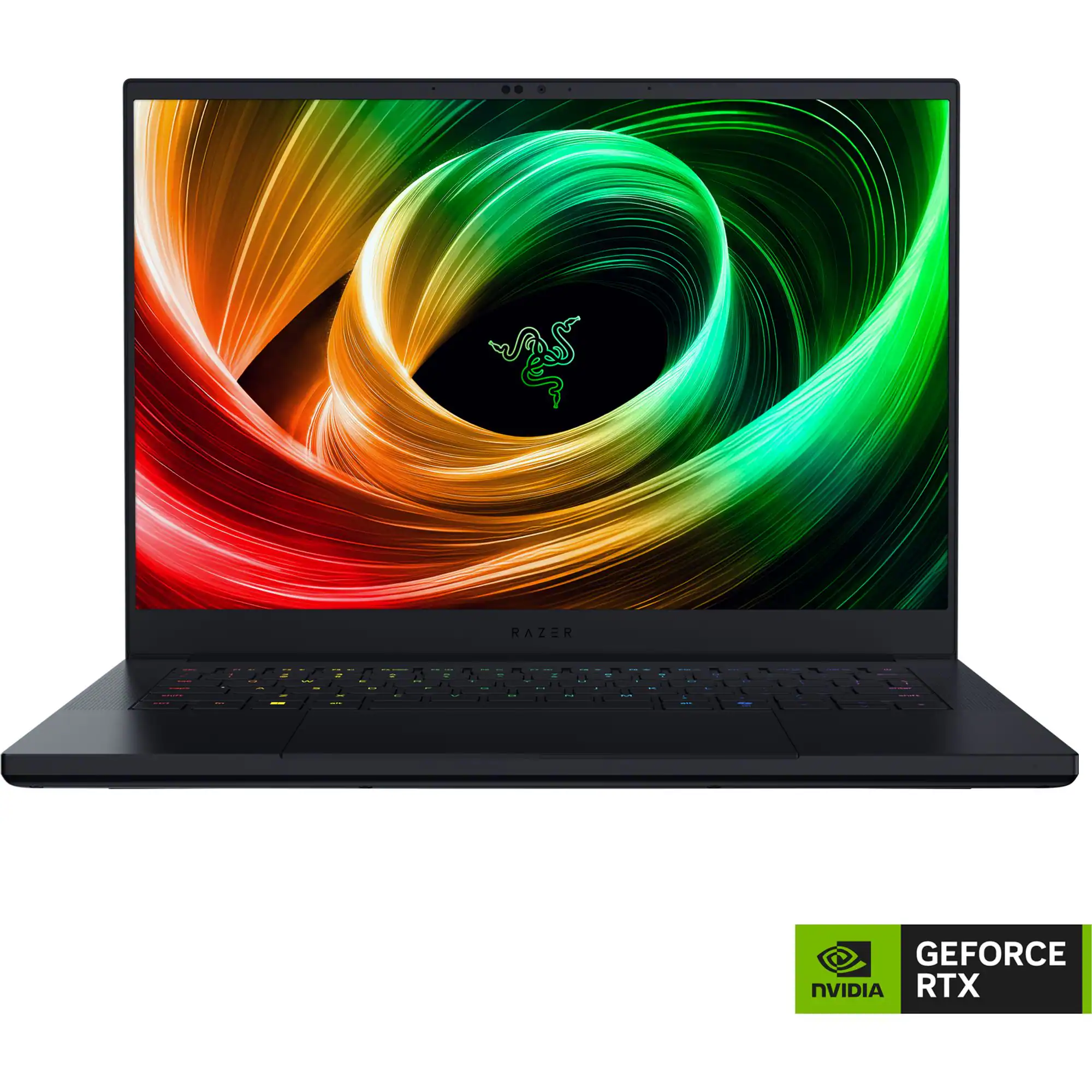 Razer - Blade 14 - 14" 3K 120Hz OLED Gaming Laptop - AMD Ryzen AI 9 365 2024 - 16GB Memory - NVIDIA RTX 5060 - 1TB SSD - Black