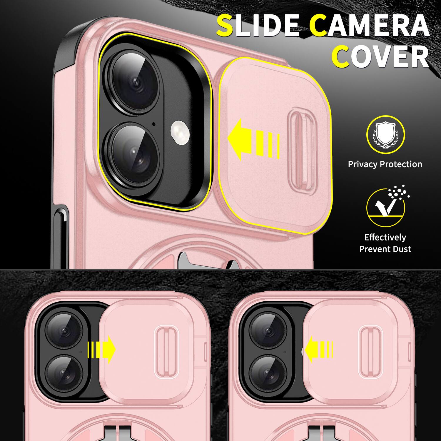 SLIDE CAMERA COVER  
Privacy Protection  
Effectively Prevent Dust