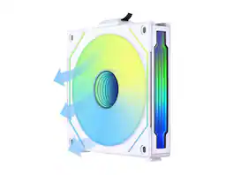 Lian Li - UNI FAN SL INFINITY 120 RGB REVERSE BLADE VERSION ---UF-RSLIN120-1W (No controller included) - White