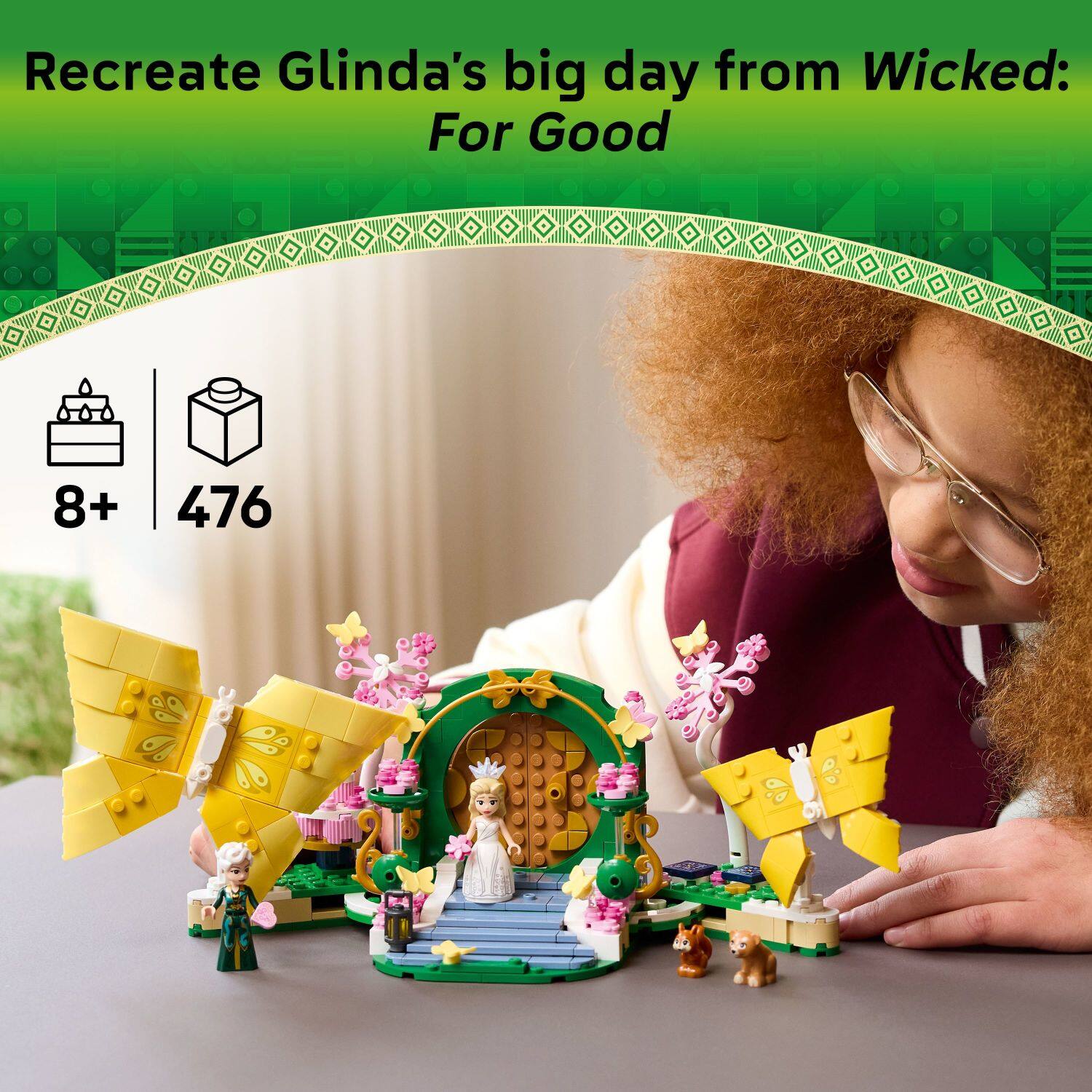 Recreate Glinda's big day from Wicked: For Good

8+ 476