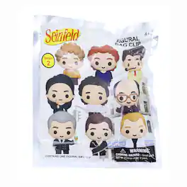 Monogram - Seinfeld Series 2 3D Foam Bag Clip | 1 Random - White