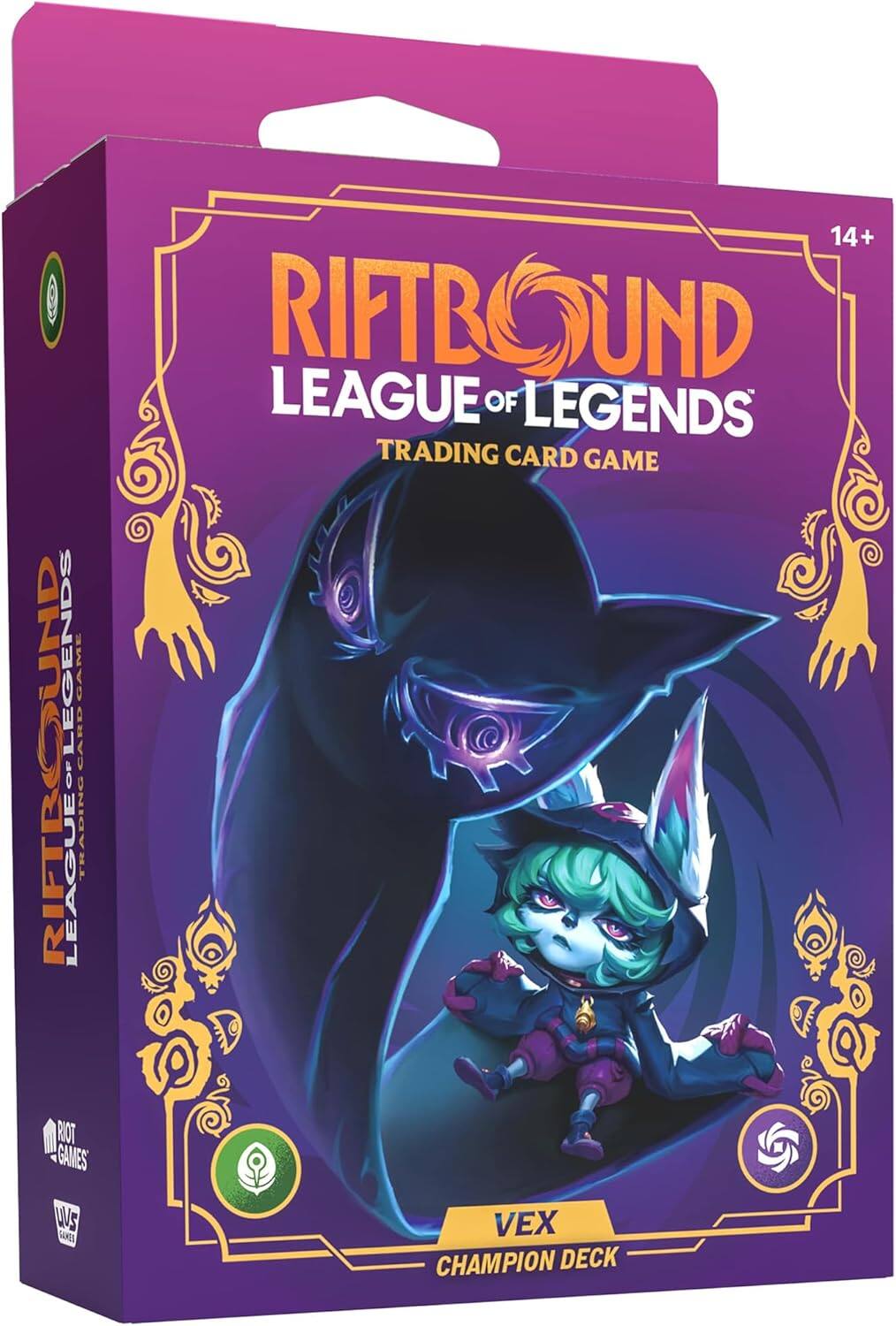 Riftbound League of Legends Trading Card Game  
14+  
Vex Champion Deck