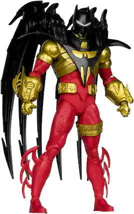 Front. McFarlane Toys - DC Multiverse Azrael Batman (Knightquest) 7.6" Action Figure.