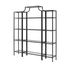 Crosley Furniture - Aimee 3-Piece Etagere Bookcase Set - Large Etagere & 2 Narrow Etageres - Oil-Rubbed Bronze