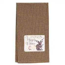 BreeBe - Happy Easter Bunny & Chicks Dish Towel - Multi