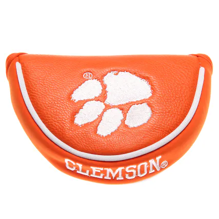 Front. Team Golf - Clemson Tigers Golf Mallet Putter Cover - Multicolor.