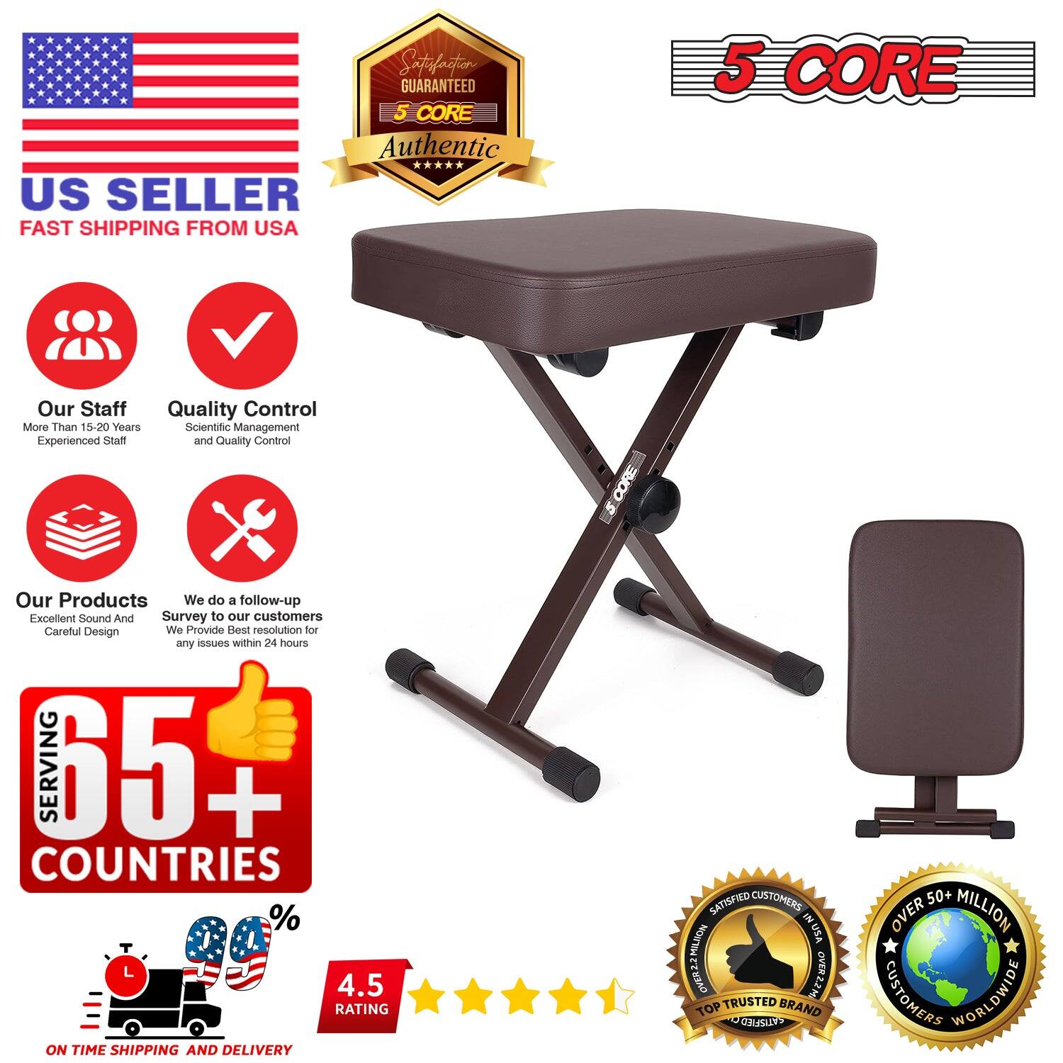 Satisfaction GUARANTEED 5 CORE Authentic ***** US SELLER FAST SHIPPING FROM USA 5 CORE Our Staff Quality Control More Than 15-20 Years Experienced Staff and Quality Control Our Products We do a follow-up Excellent Sound And Survey to our customers Careful Design We Provide Resolution for any issues within 24 hours SERVING 65+ COUNTRIES 4.5 RATING ON TIME SHIPPING AND DELIVERY SATISFIED CUSTOMERS IN OVER 50+ MILLION WORLDWIDE