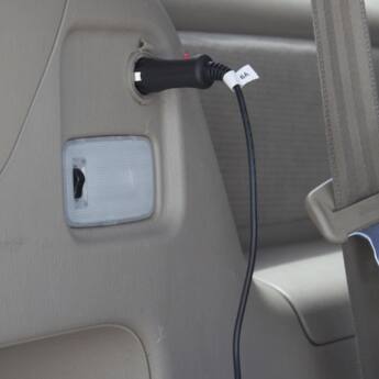 Naxa 12 Volt DC Cord To Power TVs With A Cigarette Lighter Socket