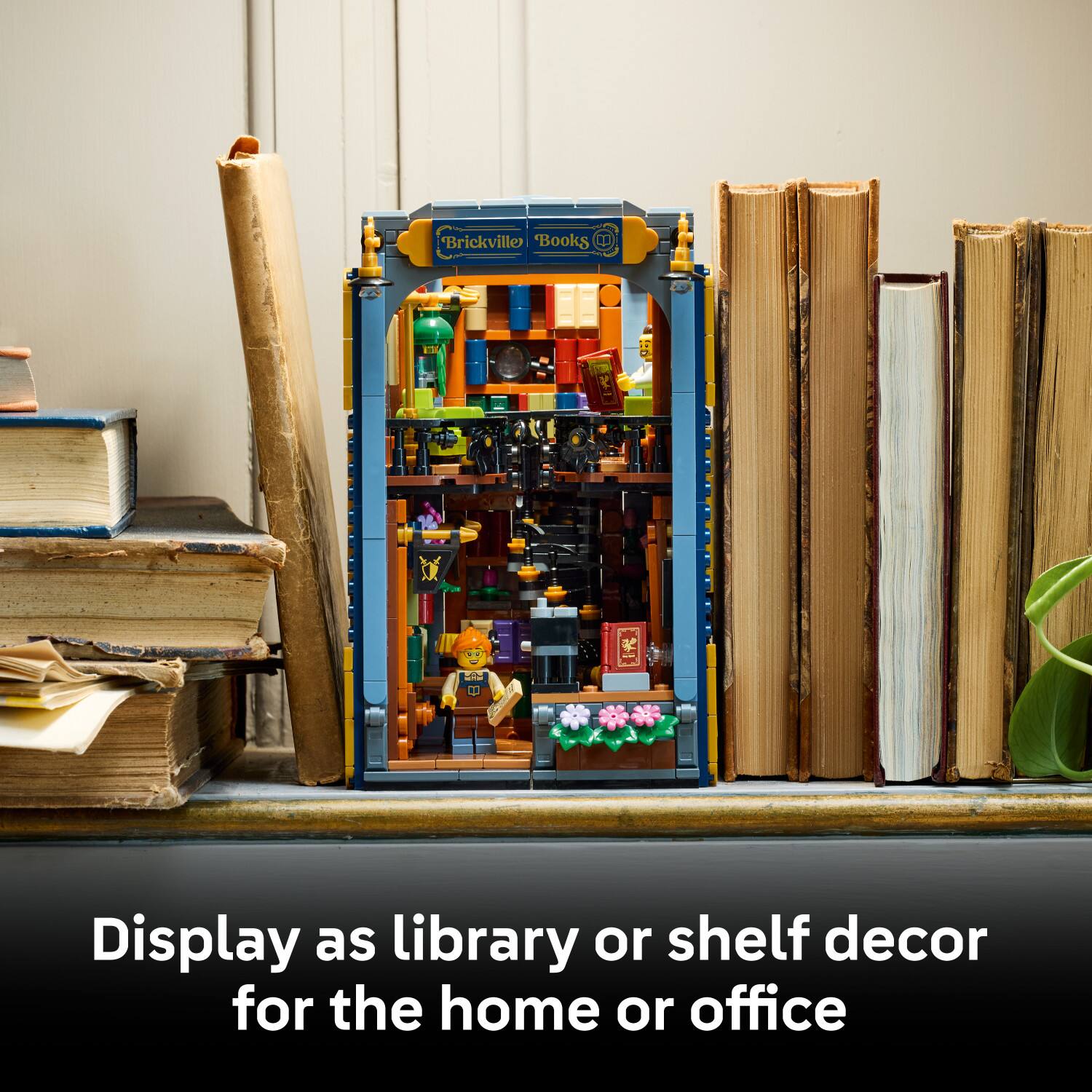 TO ml Brickville Books U

Display as library or shelf decor for the home or office
