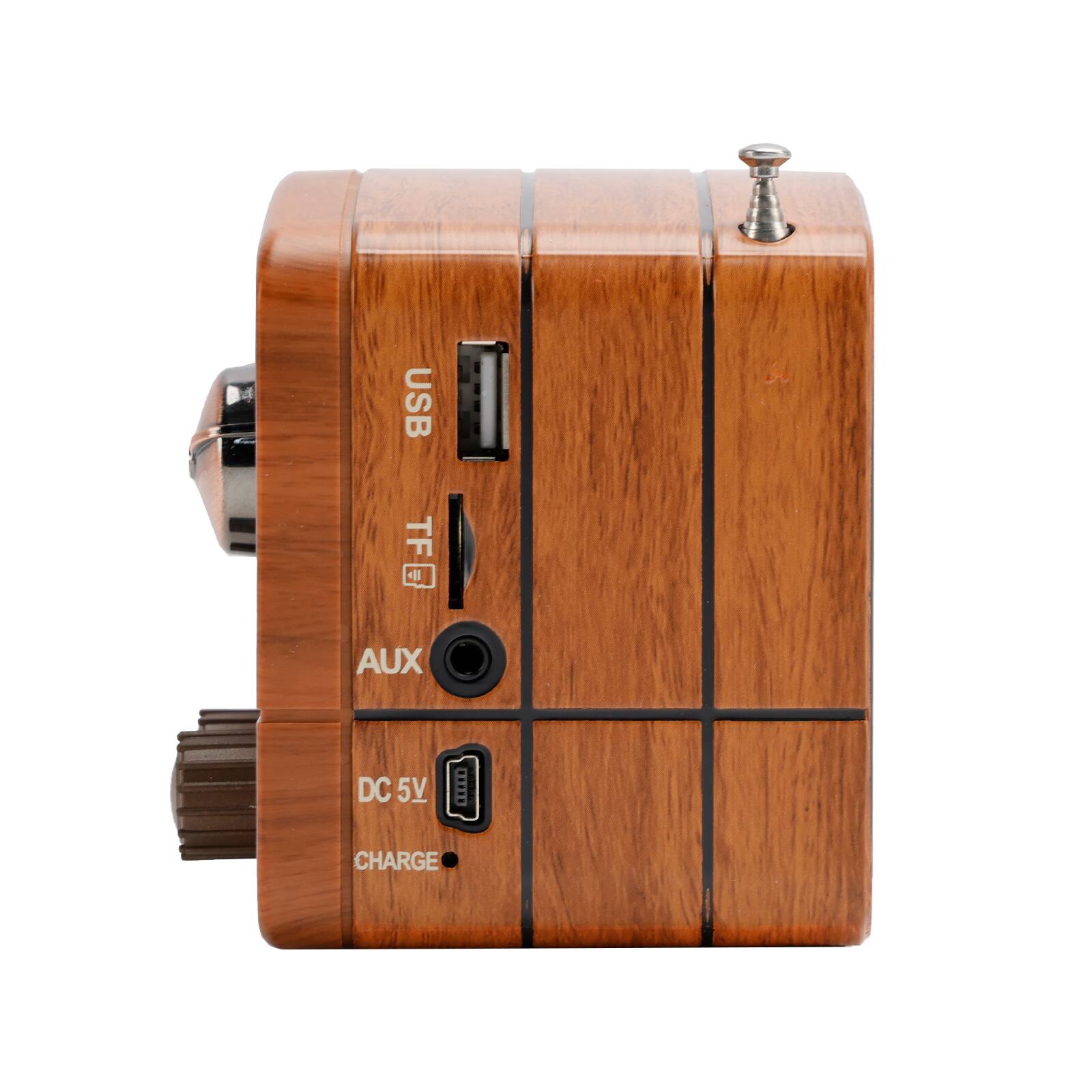 USB  
TF  
AUX  
DC 5V  
CHARGE