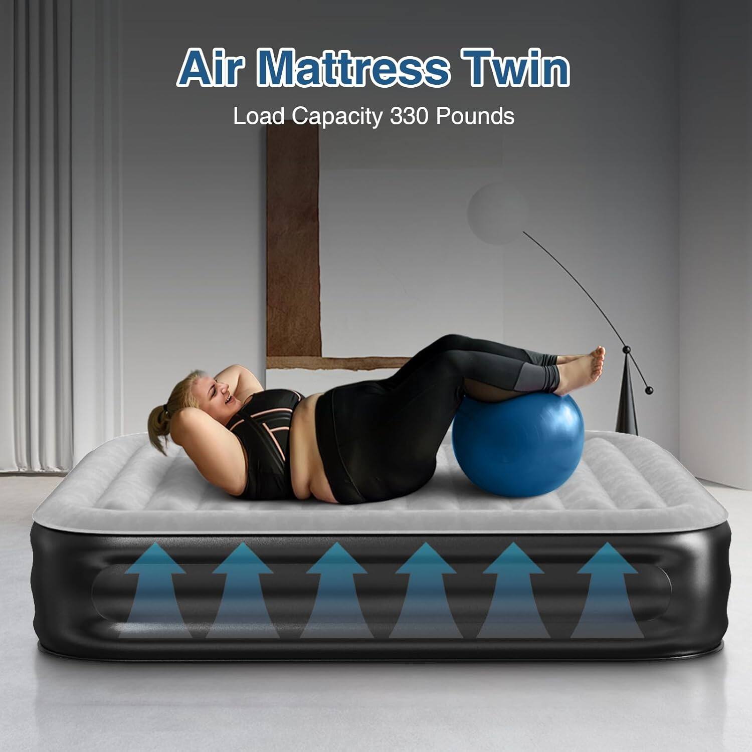 Air Mattress Twin  
Load Capacity 330 Pounds
