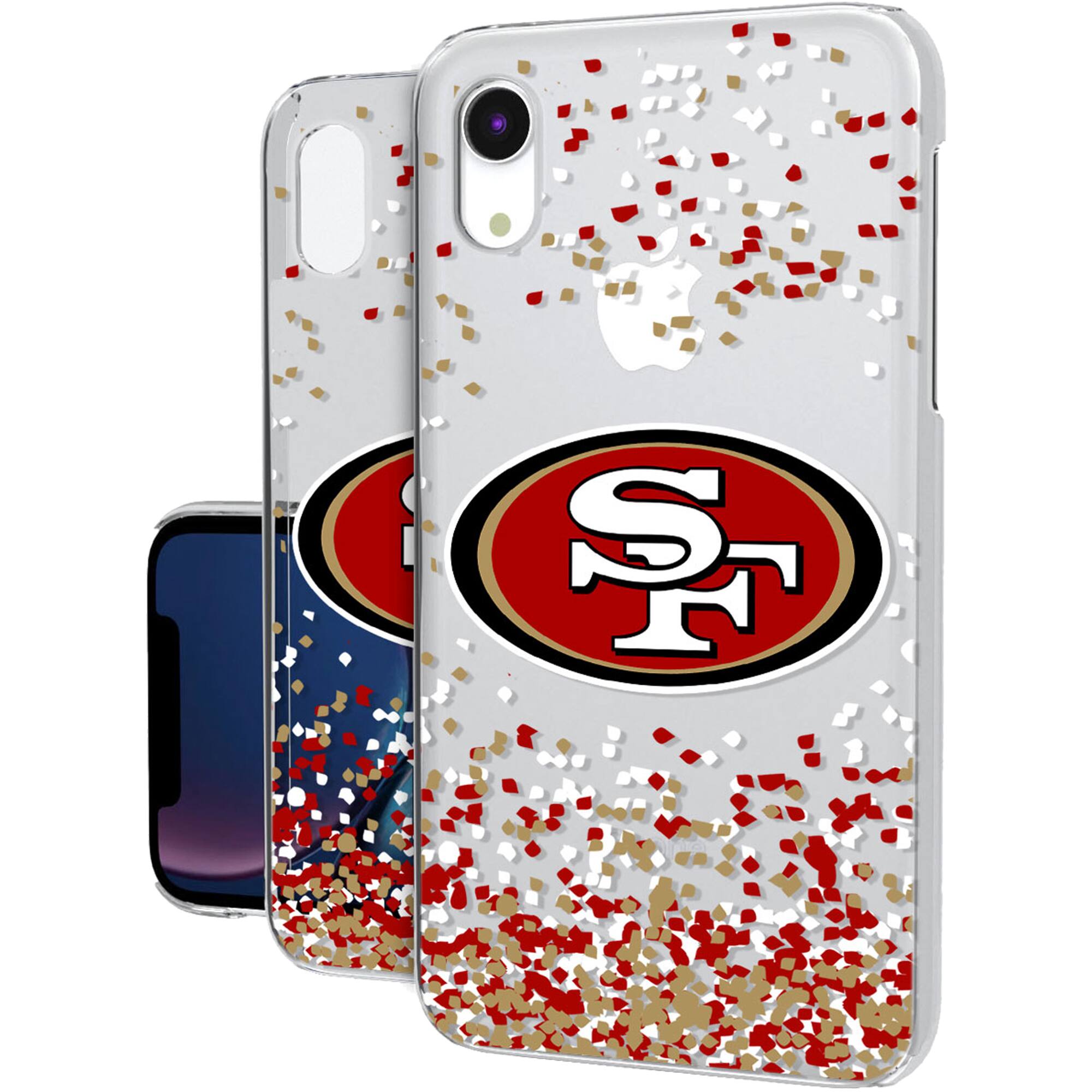 Keyscaper - NFL - San Francisco 49ers iPhone Clear Case with Confetti Design - 15 - Multicolor price history on PriceWatchPro
