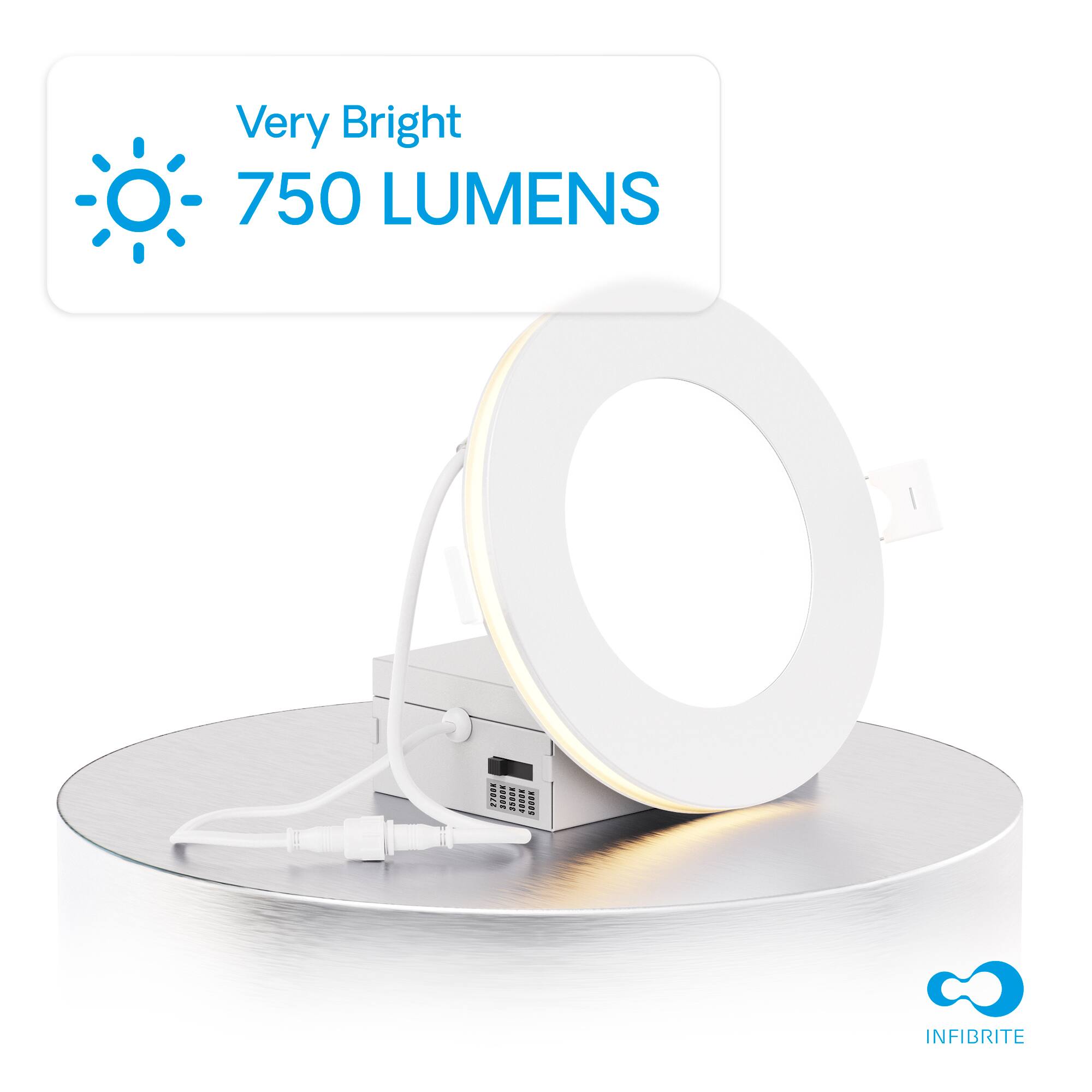 Very Bright  
750 LUMENS