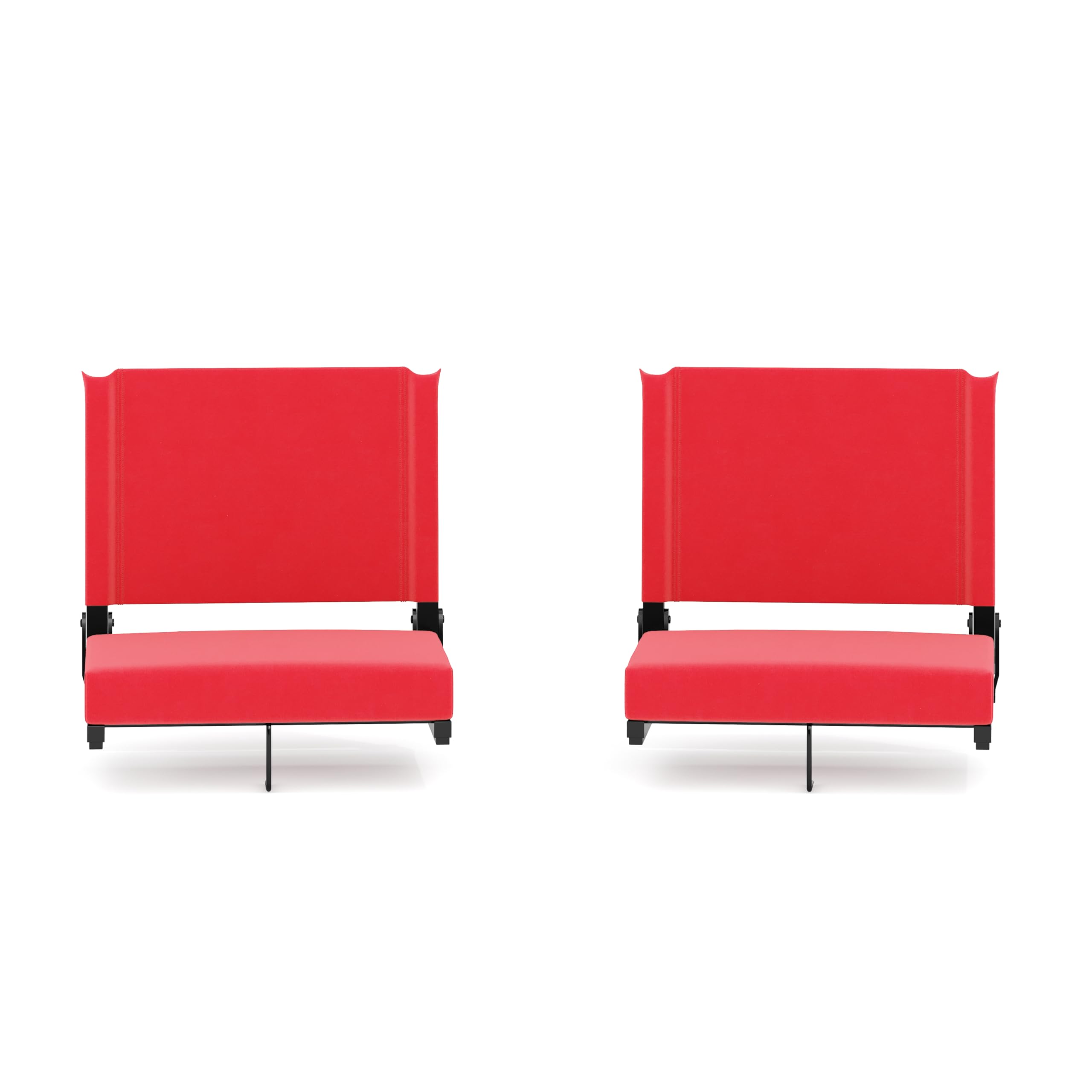 Red Set of 2 Ultra-Padded
