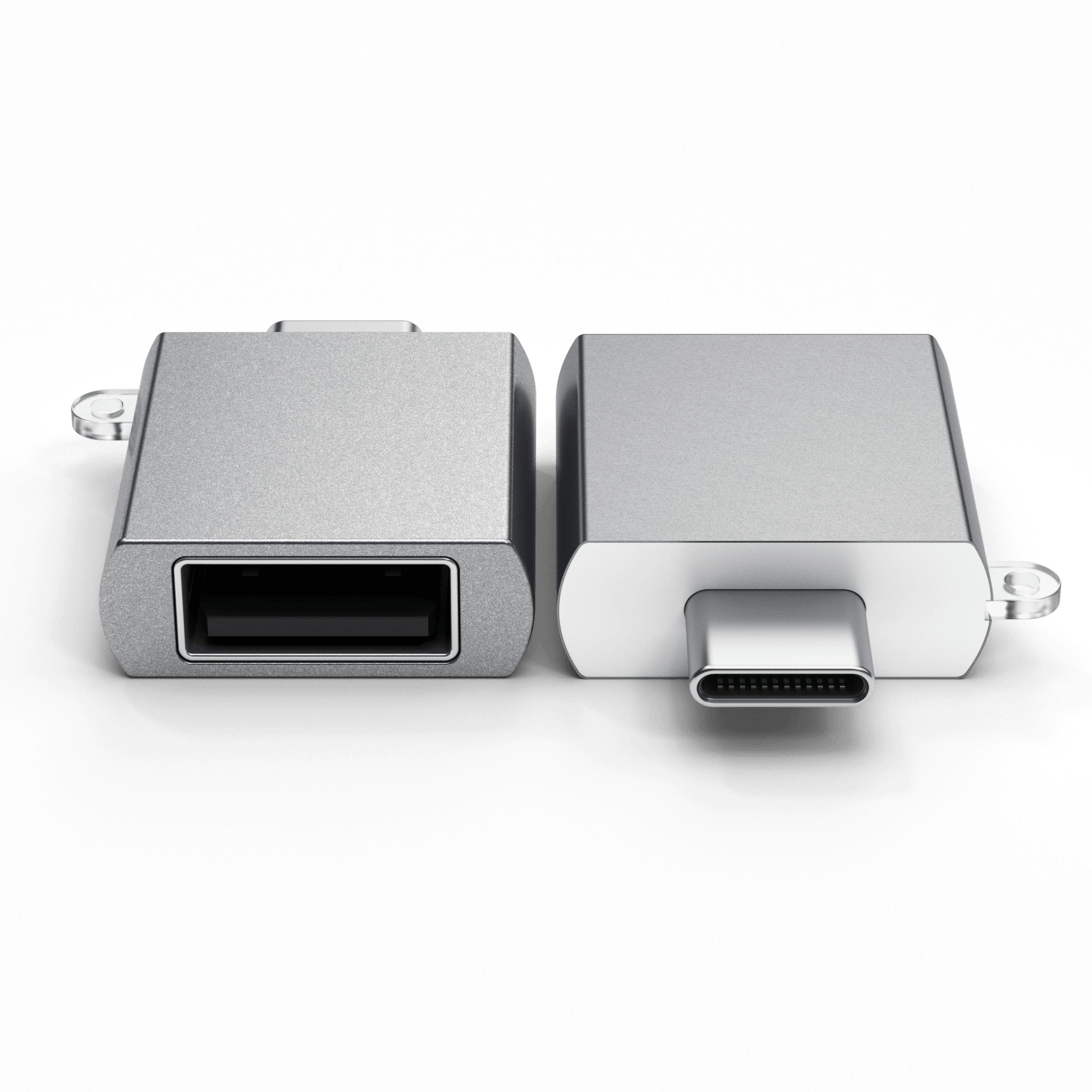 Alt View 2. Satechi - USB-C to USB 3.0 Adapter Cable - Type-C to Type-A Female for MacBook Air/Pro, iPad Air/Pro, Mac mini, iMac - Space Gray.