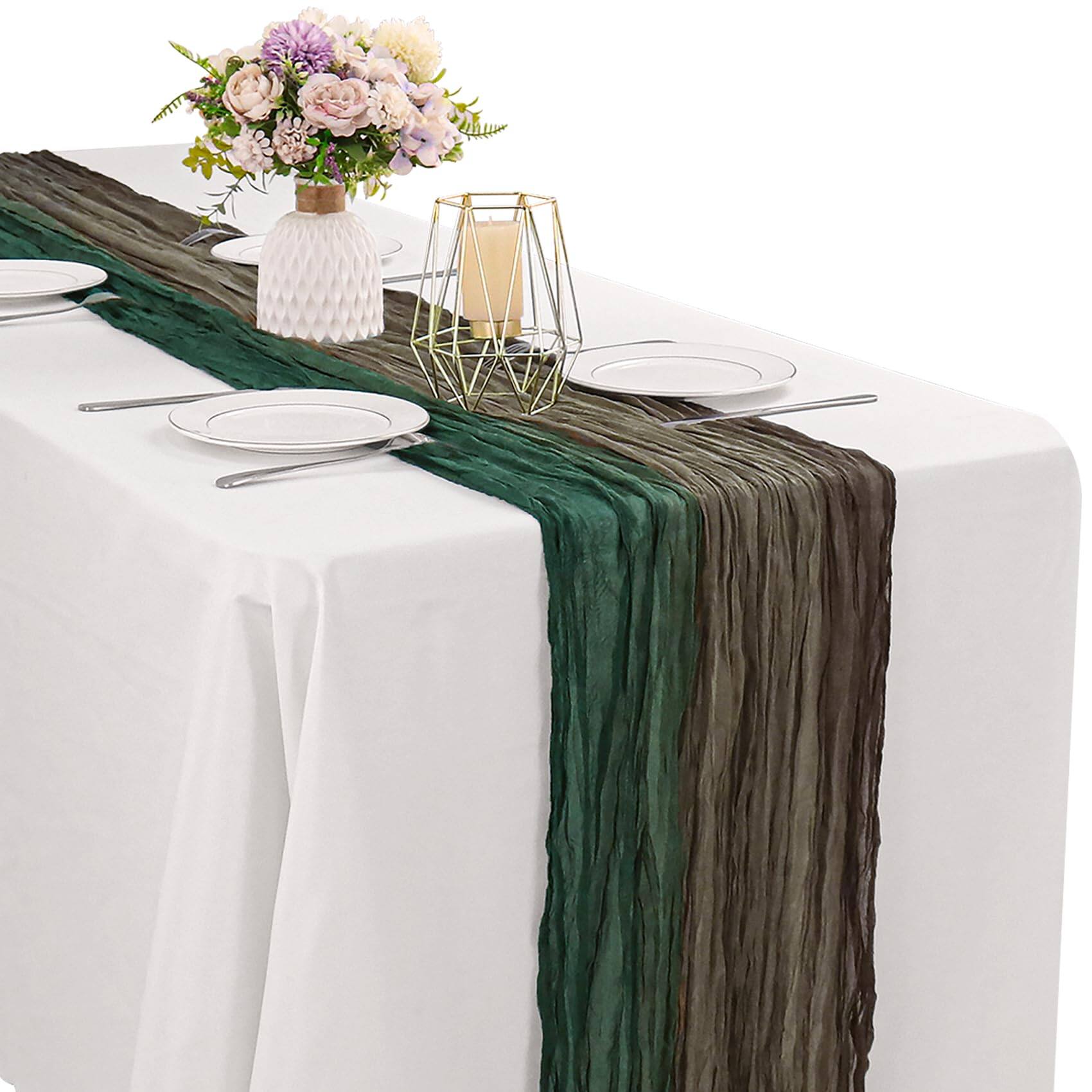 Green Brown-35" x 120"-1 Pack