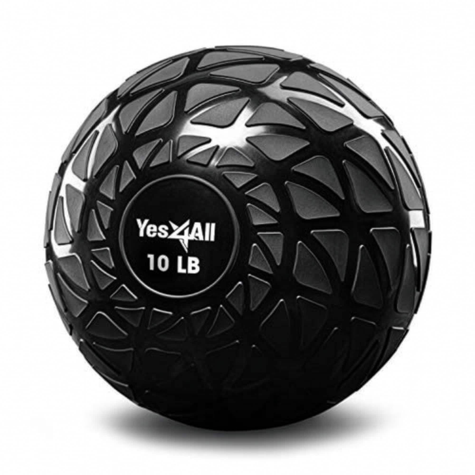 Yes4All - 10Lb Slam Ball, Durable Sand Filled Workout Weight Ball, (Dynamic) - Black price history on PriceWatchPro