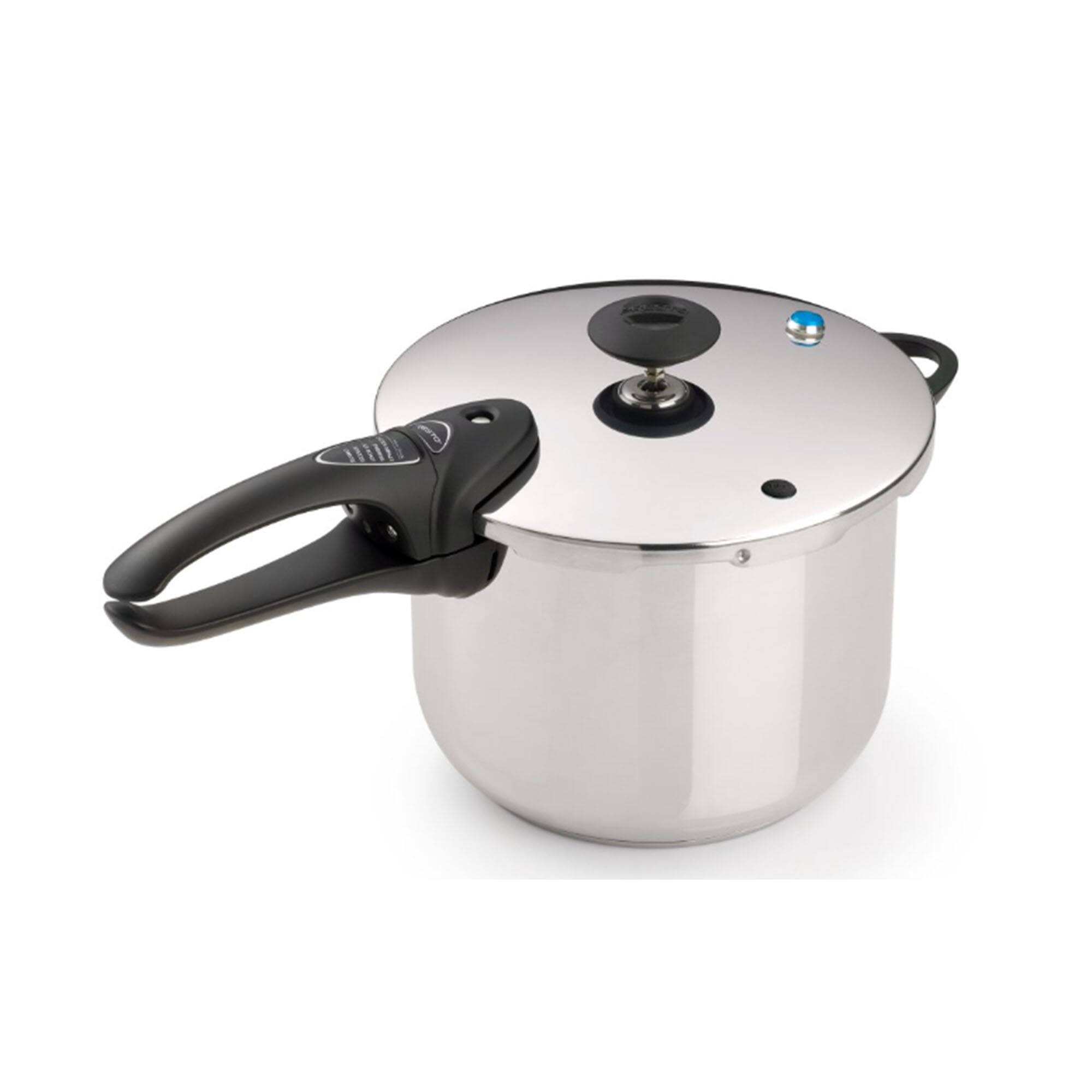 Front. Presto - Presto 6 Quart Stainless Steel Pressure Cooker, Dishwasher Safe, Tri Clad Base - Stainless Steel.