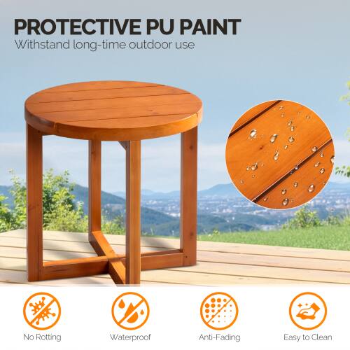 PROTECTIVE PU PAINT  
Withstand long-time outdoor use  
No Rotting  
Waterproof  
Anti-Fading  
Easy to Clean