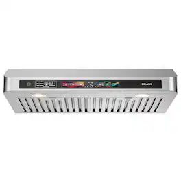 Brano - 36 inches - Externally Vented - Under cabinet Range Hood - Silver