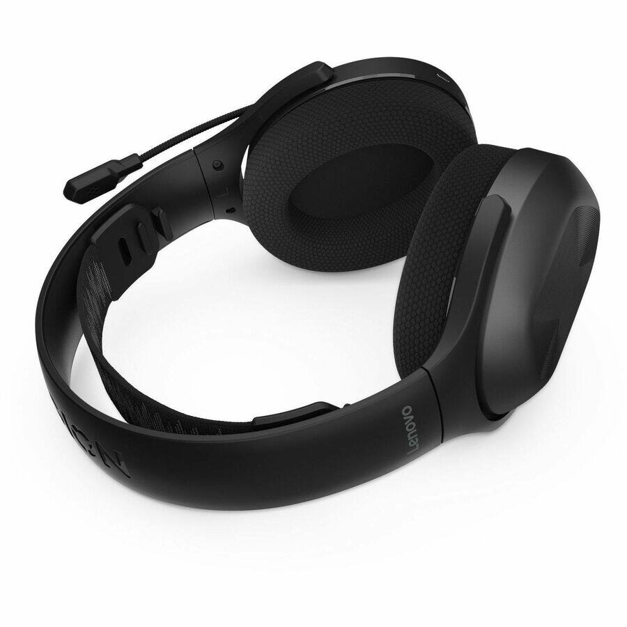 Alt View 4. Lenovo - Lenovo Legion H410 Wireless Gaming Headset - Stereo - Wireless - Bluetooth/RF - 39.4 ft - 32 Ohm - 20 Hz to 20 kHz - Black.