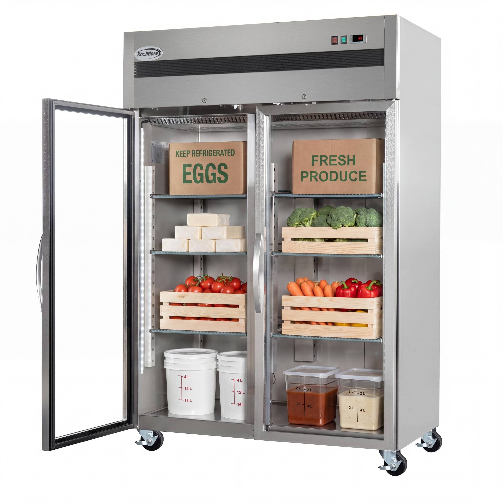 KoolMore KEEP REFRIGERATED EGGS FRESH PRODUCE EL 121 16L
