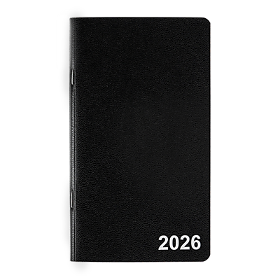 2026 Staples 3.625" x 6.38" Weekly & Monthly Planner - Black