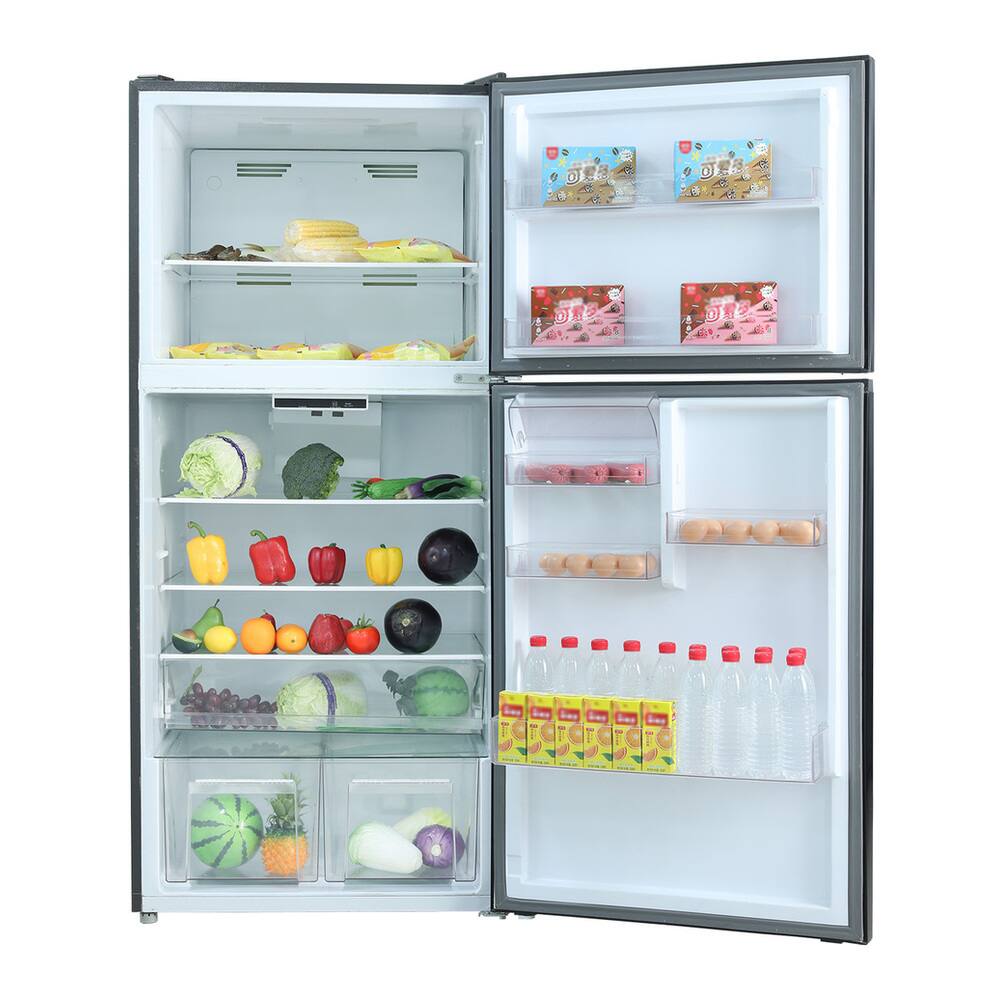 Alt View 3. Verona - Verona 33 inch Top Freezer Refrigerator with 24 cu. ft. Total Capacity in Black - Black.