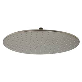Alfi - Brushed Nickel 16" Round Multi Color LED Rain Shower Head - Silver