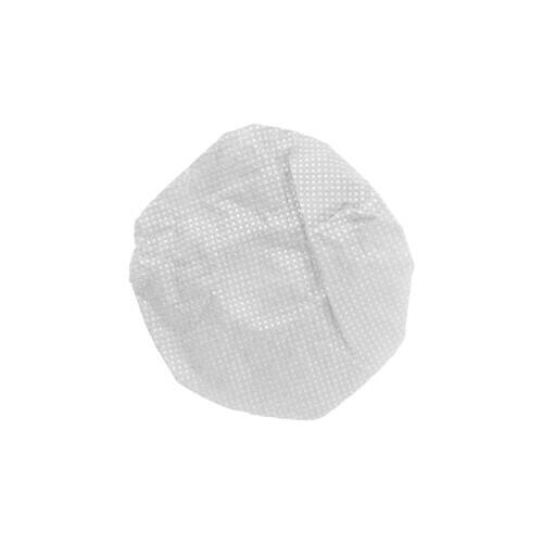 Front. Hamilton Electronics - HamiltonBuhl HYGENX45 Disposable Ear Cushion Covers - 50 pairs - Hypoallergenic Polyester Weave - White.