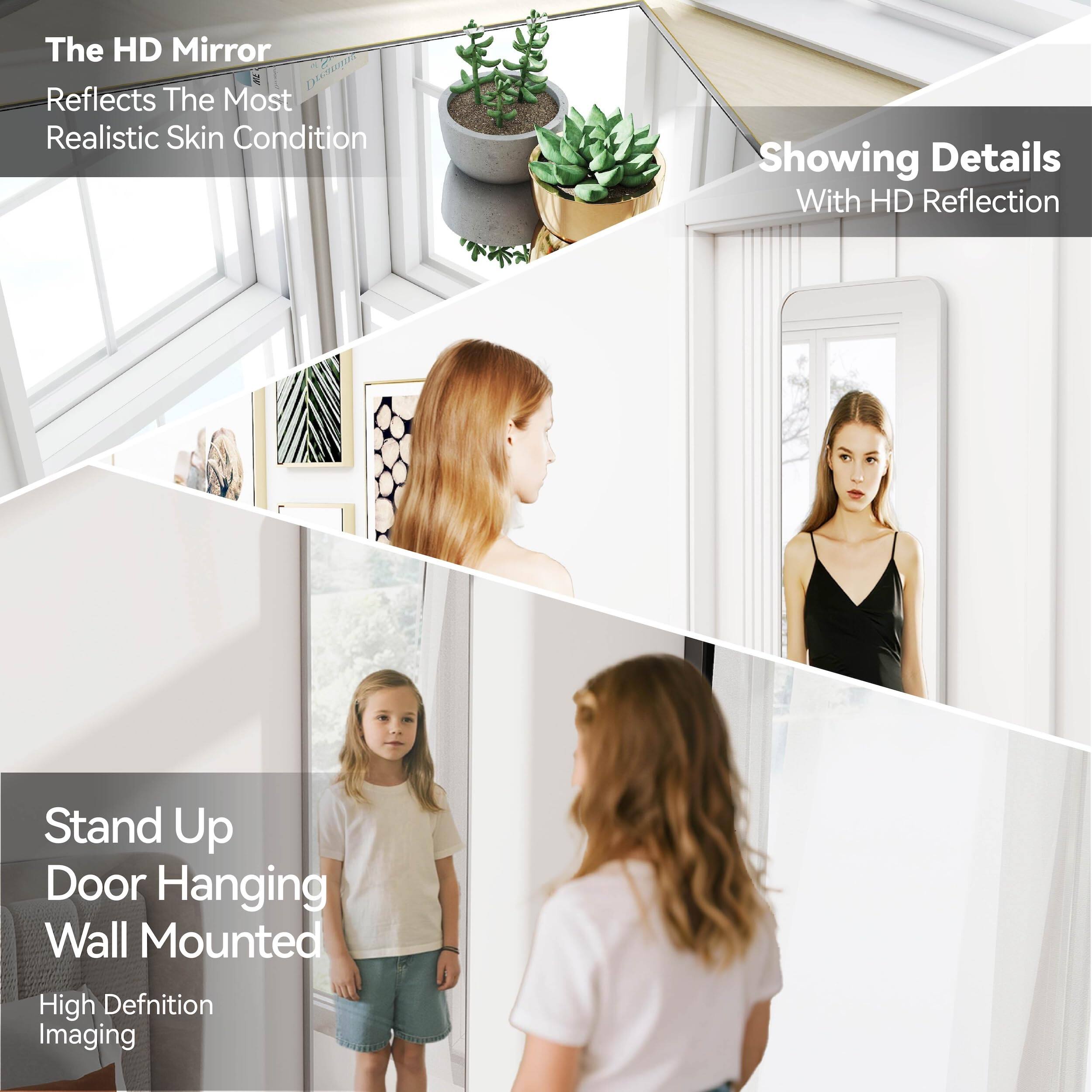 The HD Mirror  
Reflects The Most Realistic Skin Condition  

Showing Details  
With HD Reflection  

Stand Up  
Door Hanging  
Wall Mounted  

High Definition Imaging