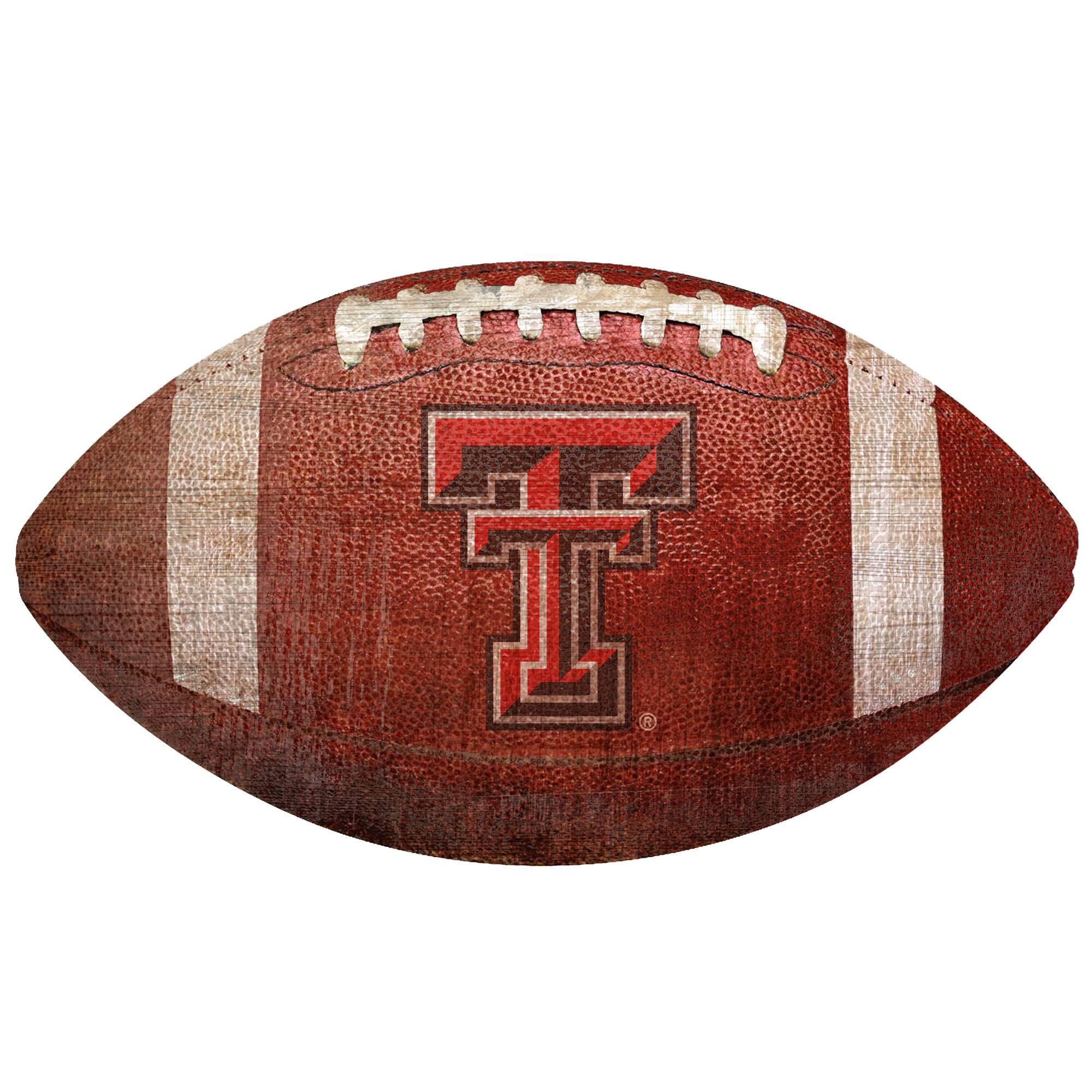 Texas Tech Red Raiders 12'' Football Sign