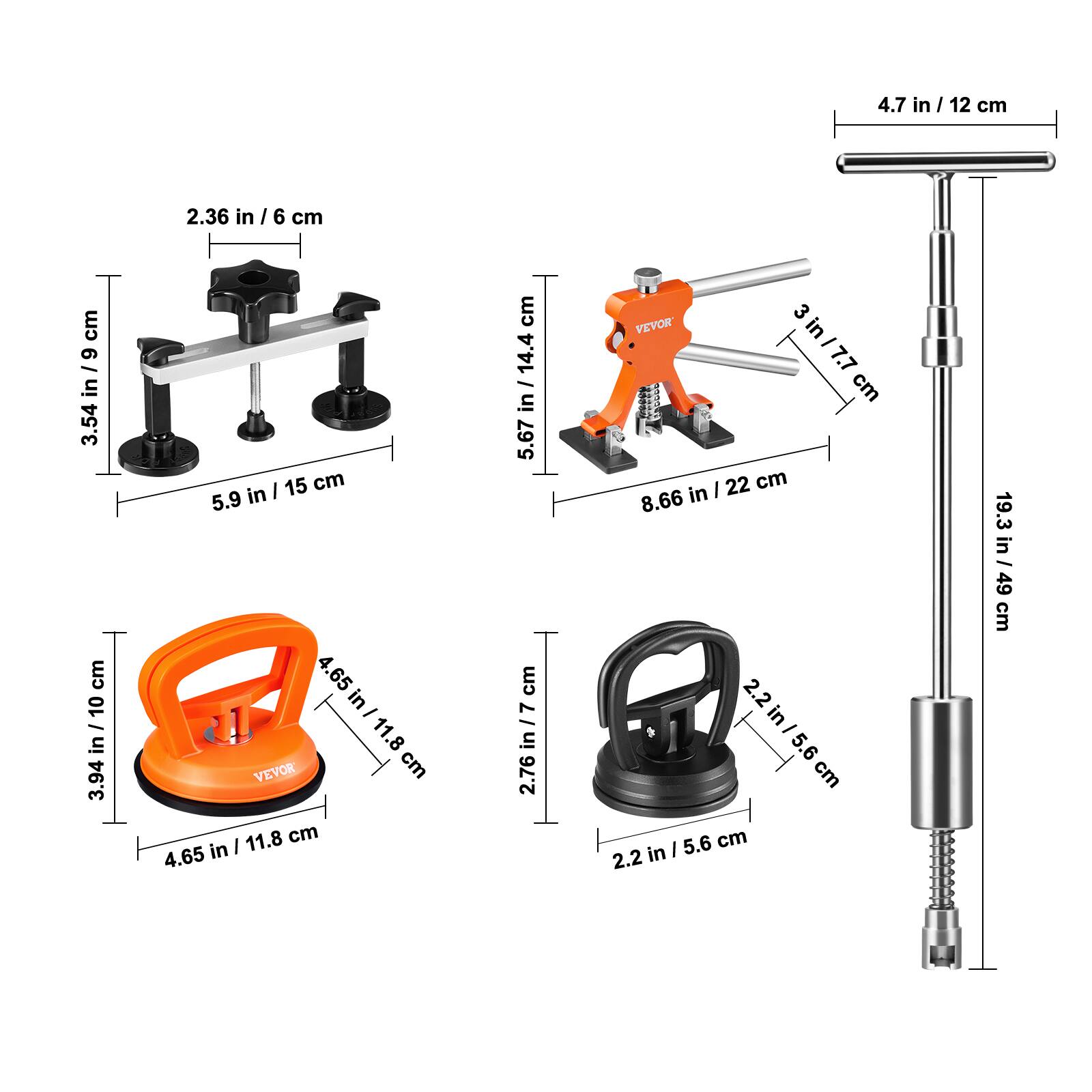 - 2.36 in / 6 cm
- 3.54 in / 9 cm
- 5.9 in / 15 cm
- 3.94 in / 10 cm
- 4.65 in / 11.8 cm
- 4.65 in / 11.8 cm
- 5.67 in / 14.4 cm
- 2.76 in / 7 cm
- 8.66 in / 22 cm
- 2.2 in / 5.6 cm
- 4.7 in / 12 cm
- 3 in / 7.7 cm
- 19.3 in / 49 cm