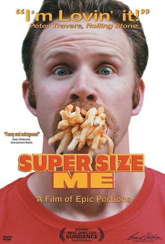 Front. Super Size Me   - DVD.