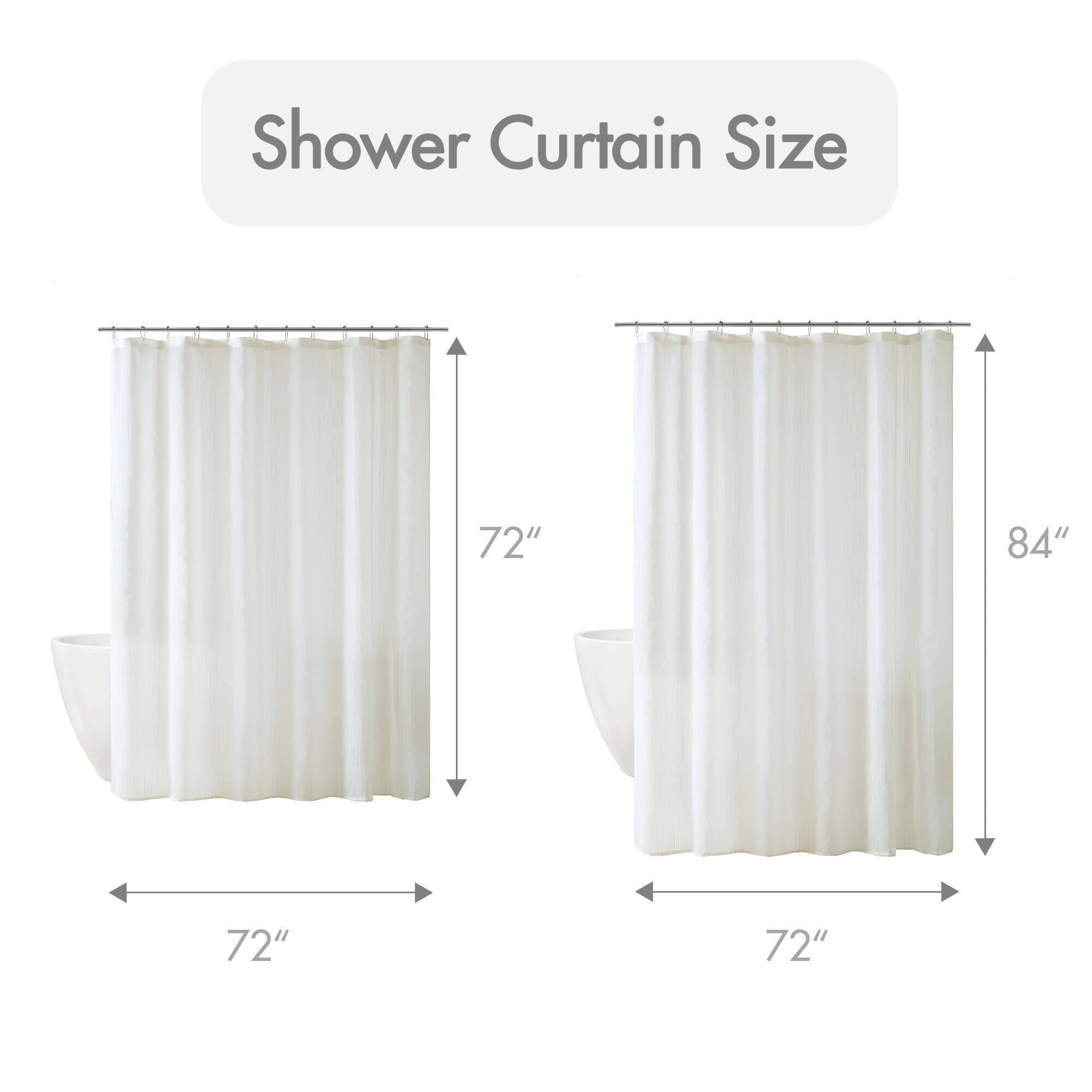 Shower Curtain Size

72" x 72"

84" x 72"