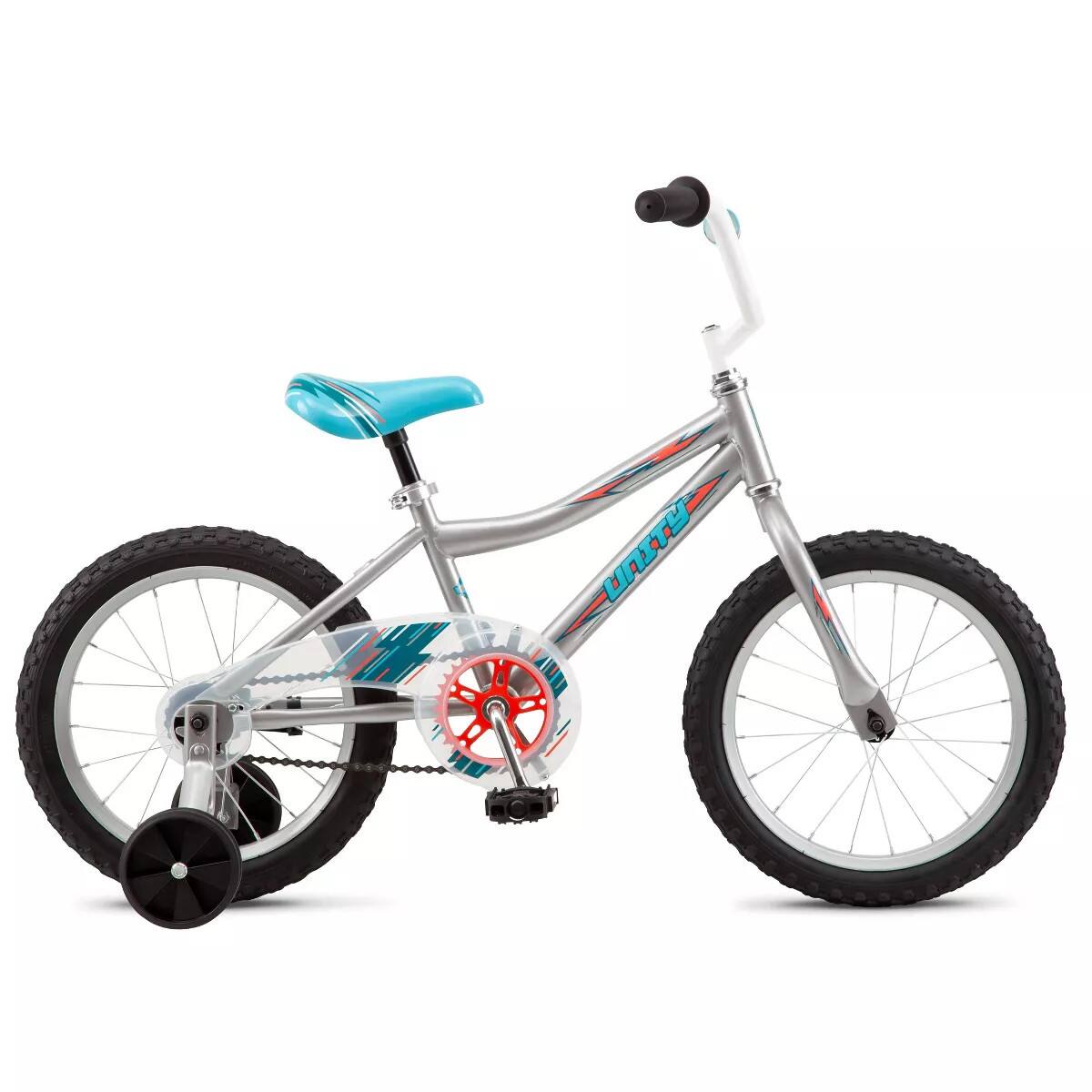Front. Pacific - Pacific Unisex Unity 16" Kids' Bike - Silver - Silver.