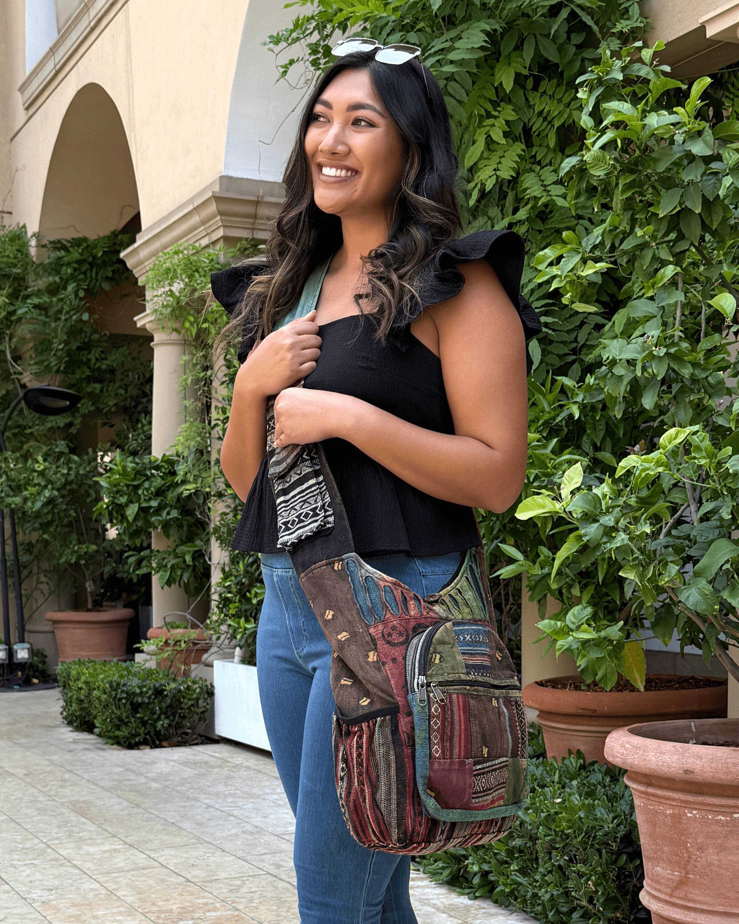 Alt View 9. Kathmandu Collection - Bee Hobo Bag - Multi.