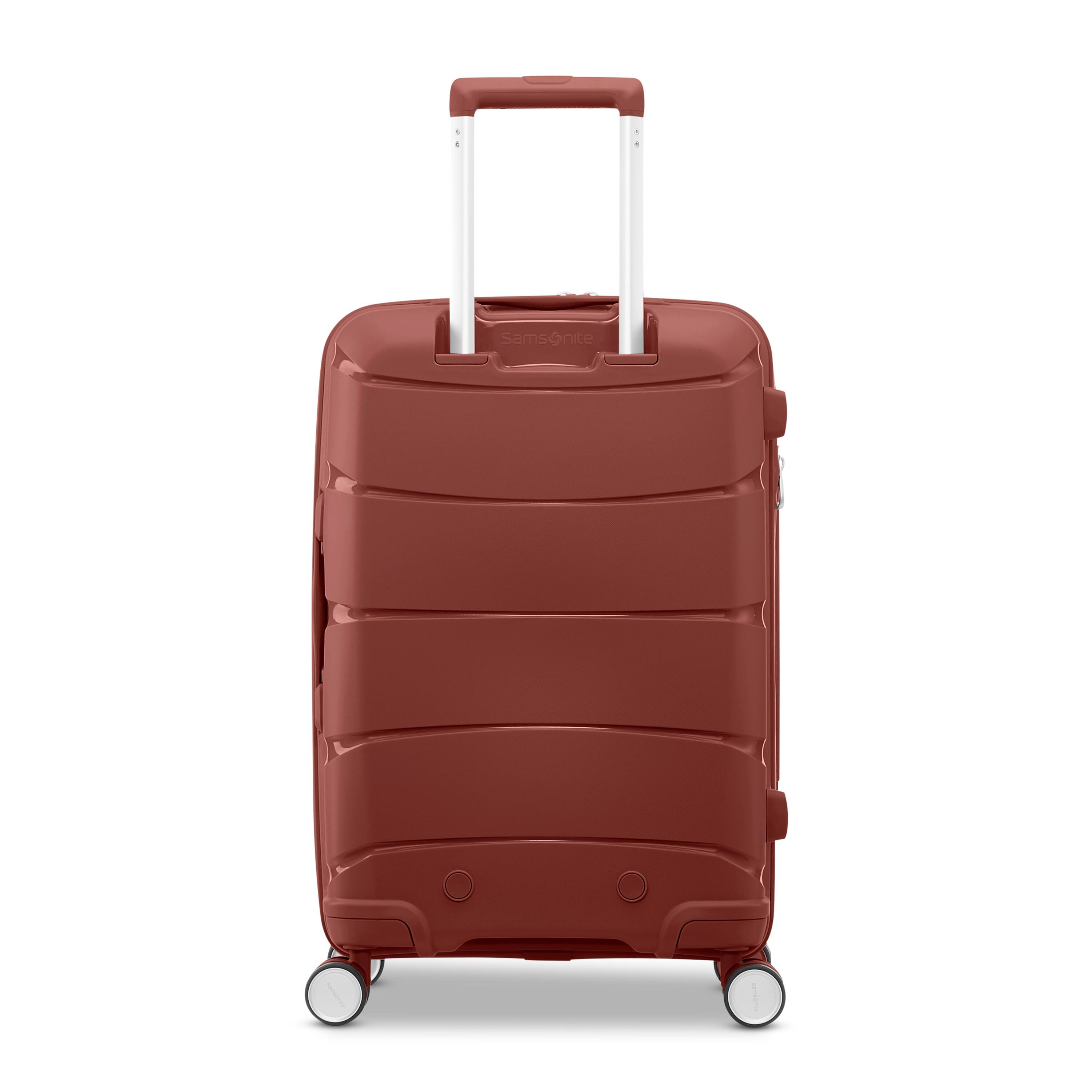 Angle. Samsonite - Outline Pro Large Spinner Suitcase - Mars Red.