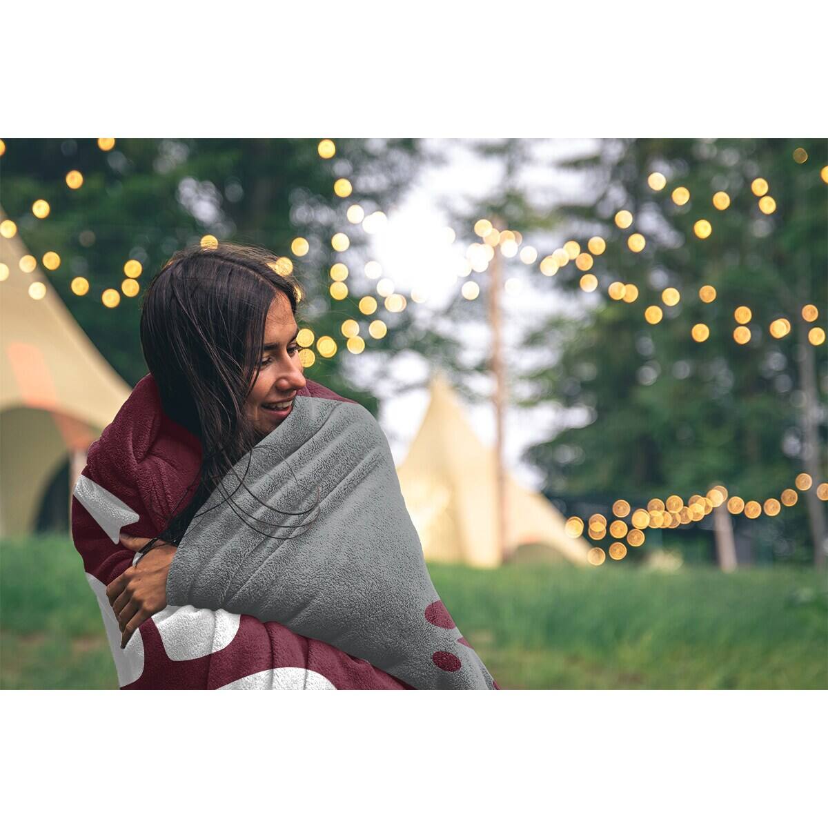 Alt View 1. Pegasus - Montana Grizzlies 50" x 60" Endzone Ultra Soft Throw Blanket - Multicolor.