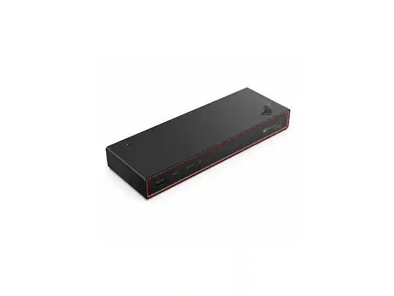 Front. Lenovo - Lenovo ThinkPad Thunderbolt 5 Smart Dock 7500, 265W, 4 Displays, 5x USB, RJ-45, HDMI, 2x DP (40BA0265US).