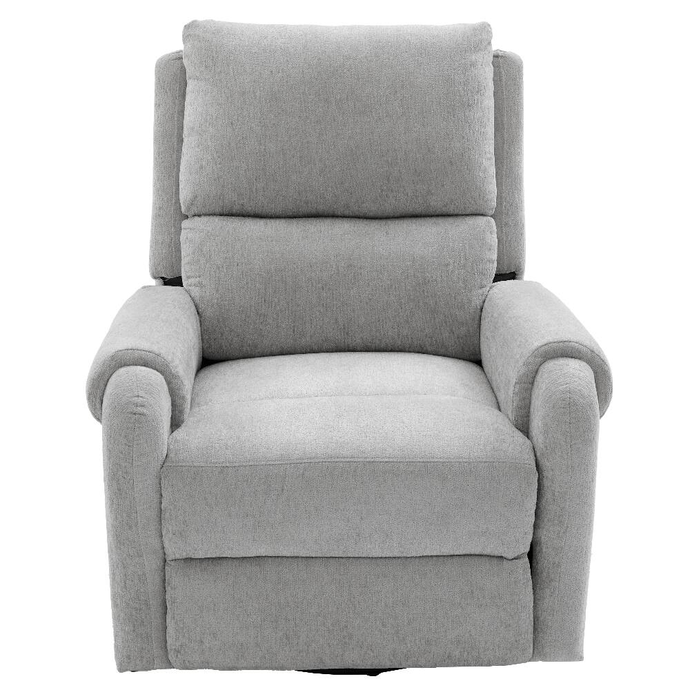 Alt View 9. Ropilly - Ropilly Grey Manual Massage Recliner Nursery Swivel Rocker with Timer - Grey.