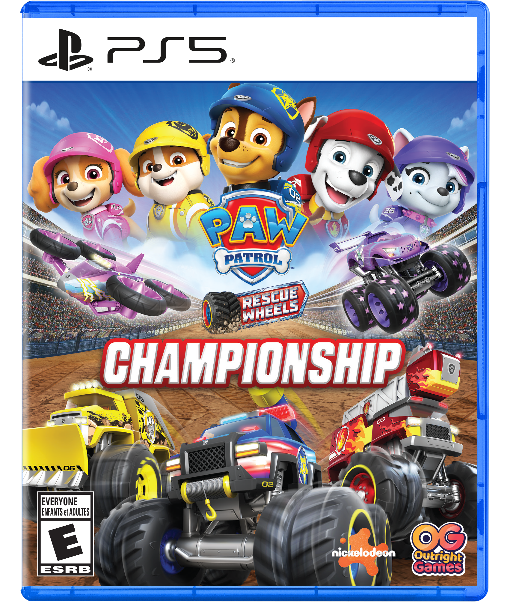 PAW Patrol Rescue Wheels: Championship - PlayStation 5 - Front_Zoom
