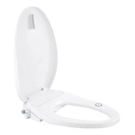 Bio Bidet - by Bemis BB550 Elongated Bidet Toilet Seat with Drylette Towels - White